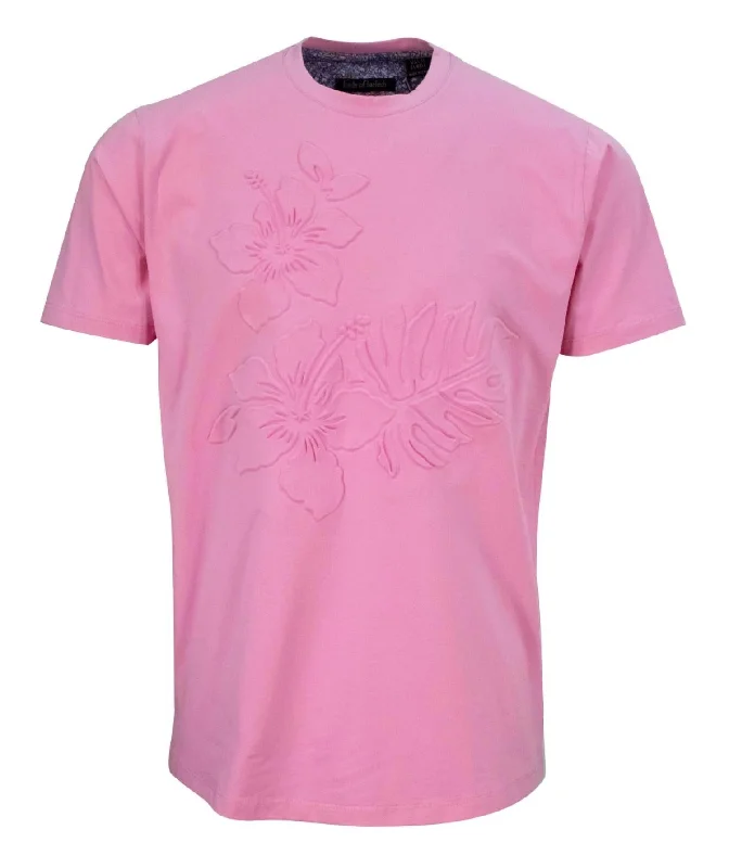 Men's Dressy Shirts for Formal EventsCarson Embossed Tee In Pink