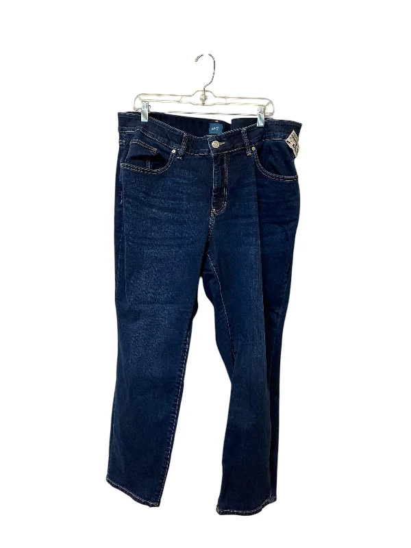 Men's Jeans with EmbroideryJeans Straight By Jag In Blue Denim, Size: 22