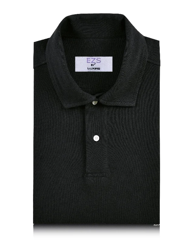 Men's Shirts with Logo EmbossmentsEZS Faded Grey Polo