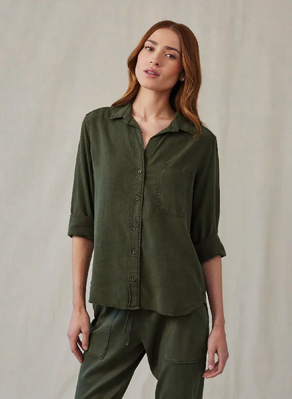 Men's Sweatpants for LoungingShirt Tail Button Down - Italian Herb