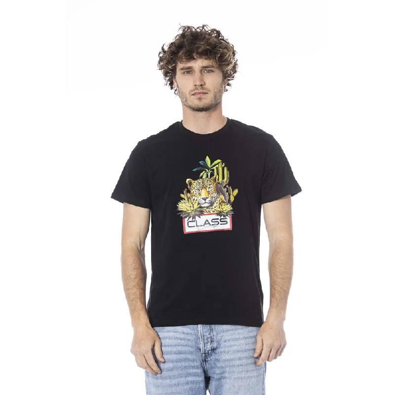 Men's Shirts with Checkered PatternsCavalli Class  Cotton Men's T-Shirt