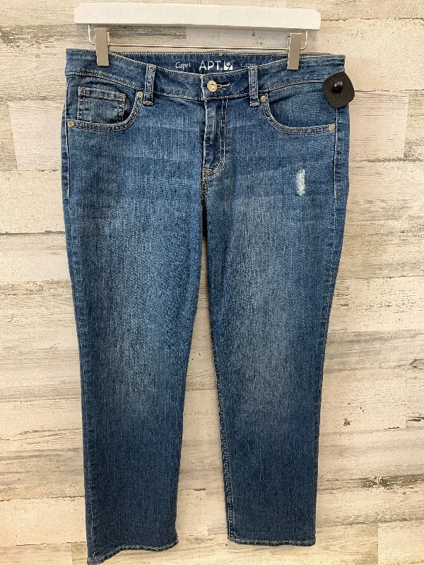 Men's Jeans with Stretch FabricJeans Straight By Apt 9 In Blue, Size: 8