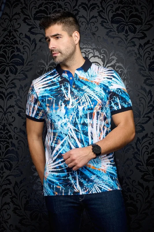 Men's Shirts with Snap ButtonsAU NOIR | Polo | Amazonia Turquoise