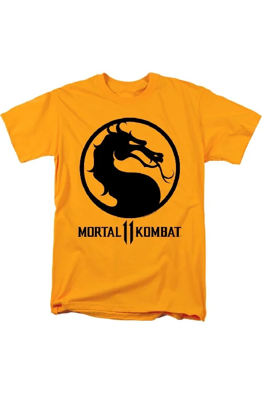 Men's Shirts with Embellished CollarsMortal Kombat 11 Dragon Logo Short Sleeve Adult Tee / T-Shirt Men's Shirts with Embellished CollarsMortal Kombat 11 Dragon Logo Short Sleeve Adult Tee / T-Shirt