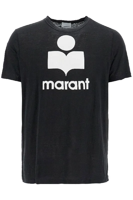 Men's Shirts for HikingMarant Men's Karman Linen Logo T-Shirt