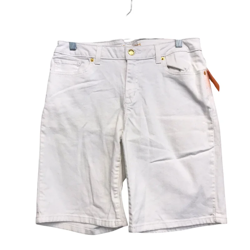 Men's Tapered Pants for a Slimming EffectShorts Designer By Michael Kors In White, Size:6 Men's Tapered Pants for a Slimming EffectShorts Designer By Michael Kors In White, Size:6