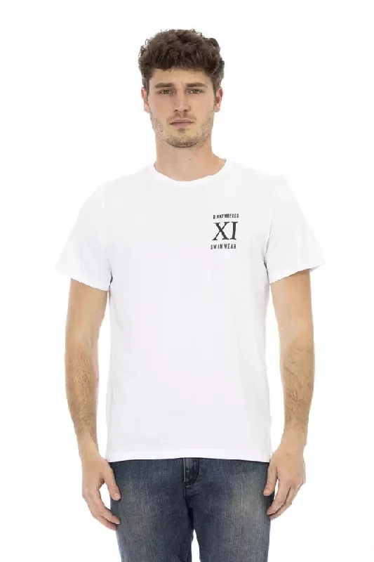 Men's Shirts with Drawstring WaistbandsBikkembergs Elegant Front Print Men's T-Shirt Men's Shirts with Drawstring WaistbandsBikkembergs Elegant Front Print Men's T-Shirt
