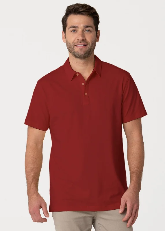 Men's Shirts with High NecksAll-In Polo | Claret