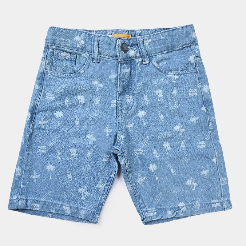 Men's Formal Trousers for BusinessBoys Denim rigid Short Surf | LIGHT BLUE