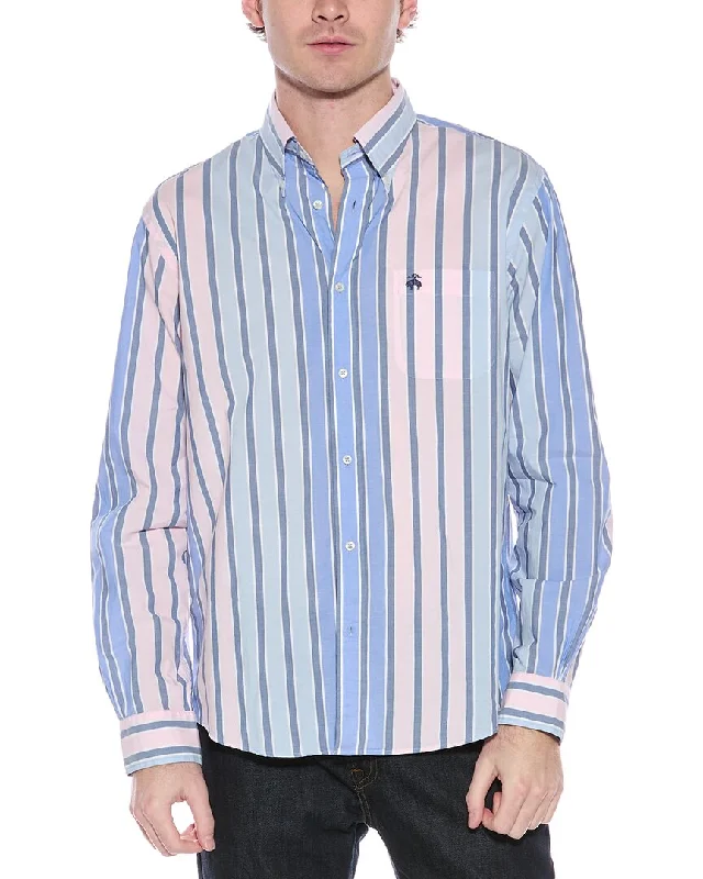 Casual Men's Button-Down ShirtsBrooks Brothers Poplin Shirt