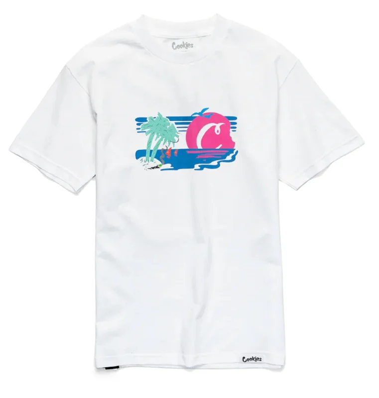 Men's Shirts with French CuffsMen's Island Break T-Shirt In White