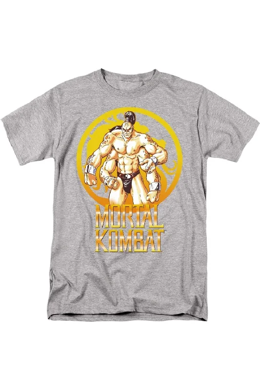Men's Shirts with Convertible CollarsMortal Kombat Klassic Goro Short Sleeve Adult Tee / T-Shirt Men's Shirts with Convertible CollarsMortal Kombat Klassic Goro Short Sleeve Adult Tee / T-Shirt