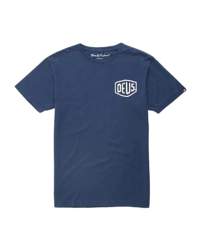 Men's Shirts with Scoop NecksMen's Milano Address Tee In Navy