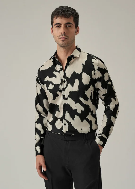 Men's Organic Cotton Shirts for Eco-ConsciousnessChromatic Print Shirt