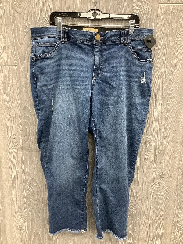 Men's Jeans Made in USAJeans Straight By Democracy In Blue Denim, Size: 18