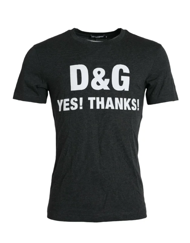 Men's Shirts with Embellished CollarsDolce & Gabbana Logo Print Crewneck Short Sleeve Men's T-shirt Men's Shirts with Embellished CollarsDolce & Gabbana Logo Print Crewneck Short Sleeve Men's T-shirt