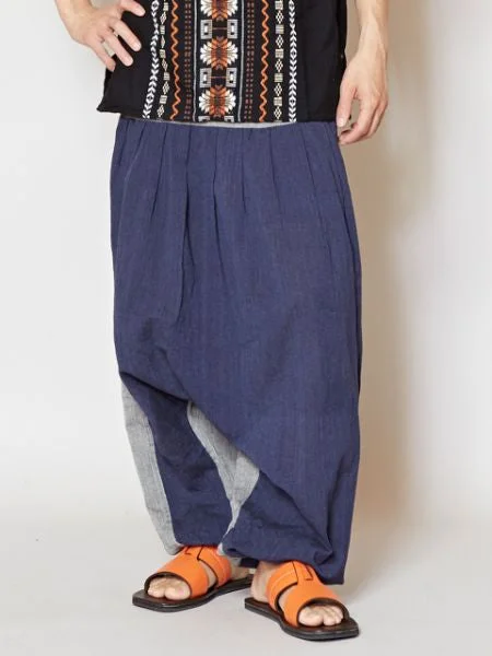 Men's Corduroy Pants for FallBi Color Unisex Harem Pants