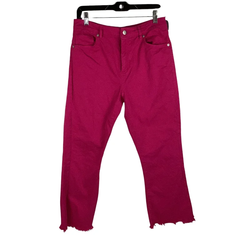 Cool Distressed Men's JeansJeans Straight By Loft In Pink, Size: 4