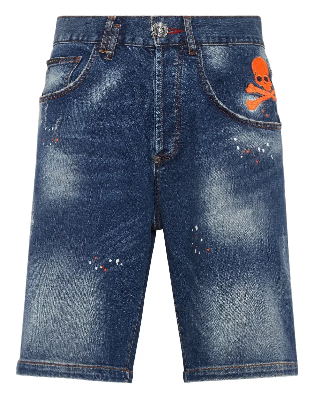 Men's Relaxed-Fit Pants for ComfortDenim Shorts Formentera Fit Skull&Bones