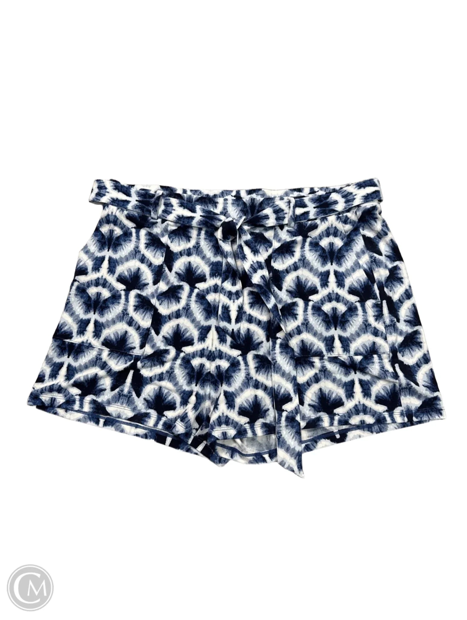 Men's Pants with Flat-Front DesignsShorts By White House Black Market In Blue & White, Size: L Men's Pants with Flat-Front DesignsShorts By White House Black Market In Blue & White, Size: L