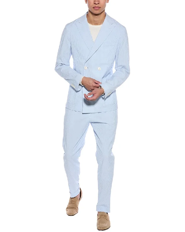 BOSS Hugo Boss 2pc Seersucker Slim Fit Suit