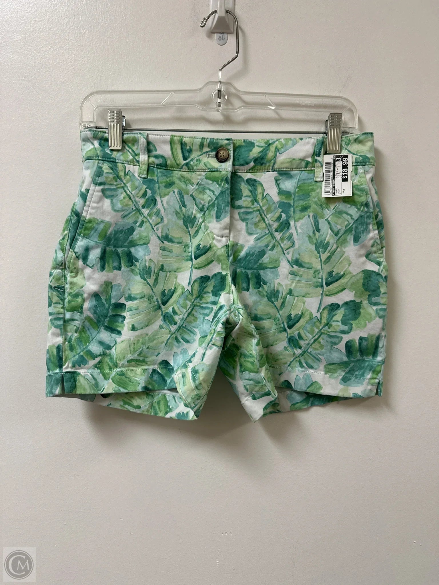 Men's Pants with SuspendersShorts By Tommy Bahama In Green, Size: 2
