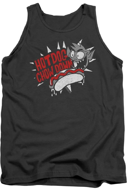 Men's Shirts with Single-Breasted DesignsTeen Titans Go Hot Dog Adult Tank Top