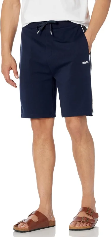 Men's Pants with Graphic PrintsHugo Boss Men's Embroidered Logo Cotton Blend Shorts, Navy Men's Pants with Graphic PrintsHugo Boss Men's Embroidered Logo Cotton Blend Shorts, Navy