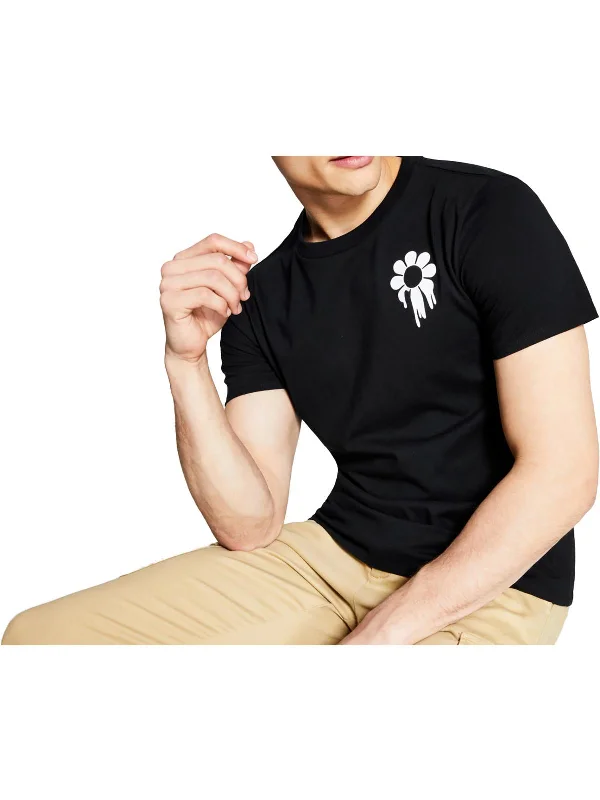 Men's Shirts with Hidden ButtonsMens Short Sleeve Graphic Graphic T-Shirt