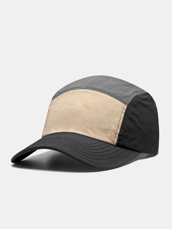 Relaxed Fisherman HatsHip Hop Color Block Quick Dry Baseball Cap