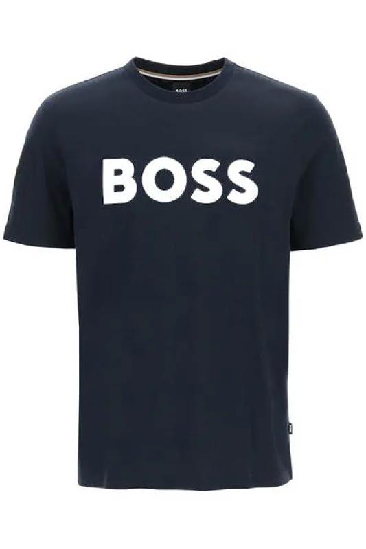 Men's Shirts with Hook-and-Loop ClosuresBoss Men's Tiburt 354 Logo Print T-Shirt
