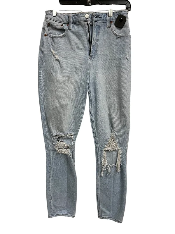Baggy Cargo Men's JeansJeans Skinny By Abercrombie And Fitch In Blue, Size: 4
