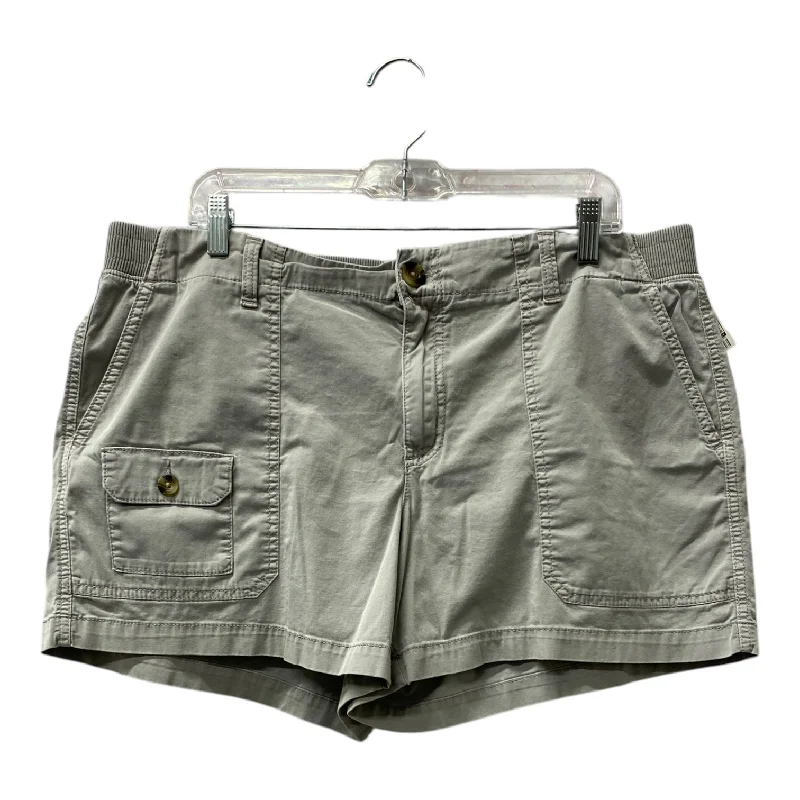 Men's Zippered Pants for SecurityShorts By Sonoma In Grey, Size:18