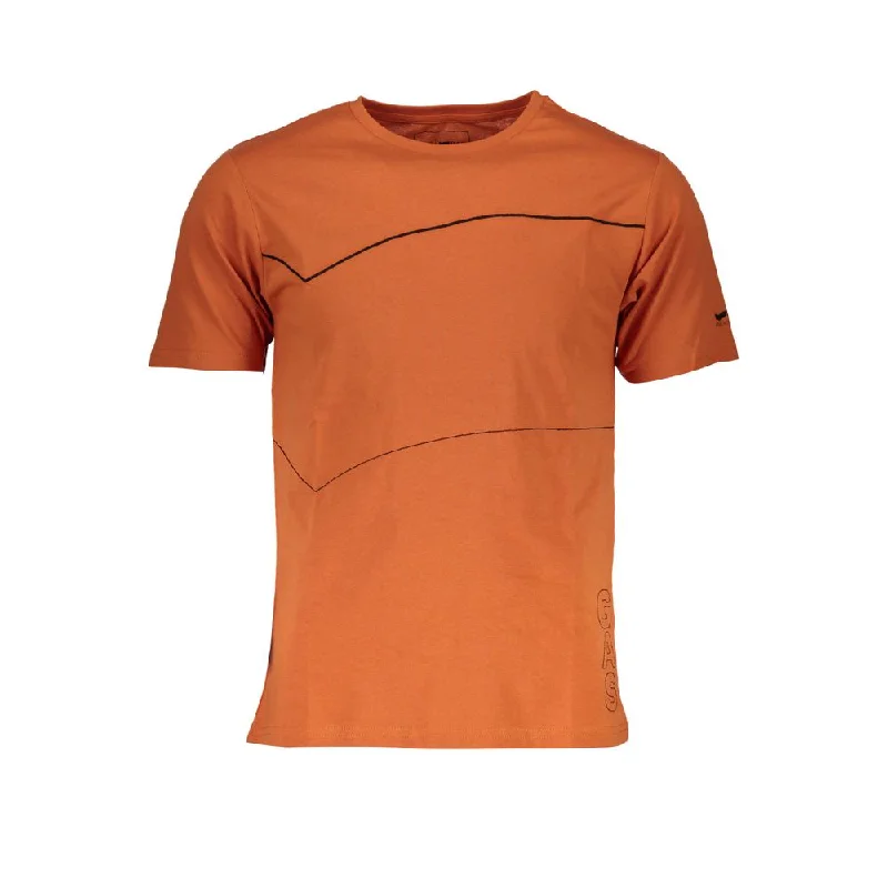 Men's Shirts with Contrast StitchingGas  Cotton Men's T-Shirt