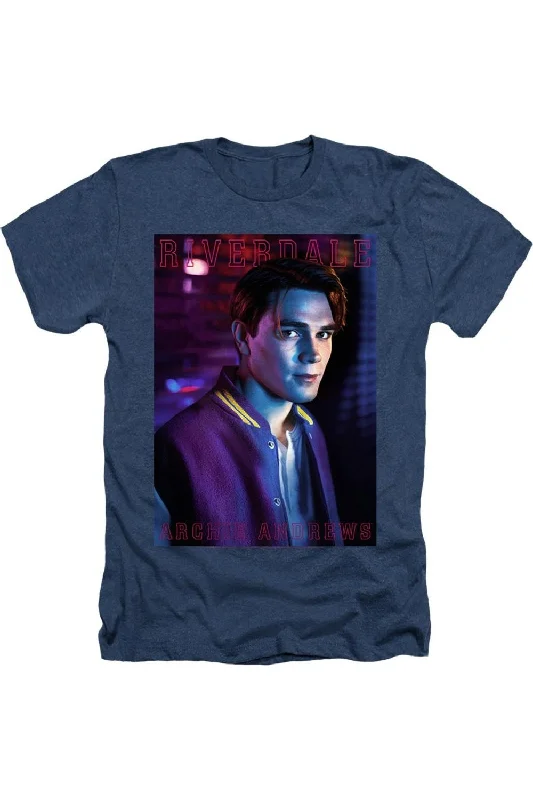 Men's Shirts with Antimicrobial TreatmentRiverdale Archie Andrews Adult Heather Tee / T-Shirt Men's Shirts with Antimicrobial TreatmentRiverdale Archie Andrews Adult Heather Tee / T-Shirt