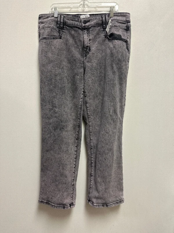 Jeans for Men with a Big BellyJeans Straight By Lane Bryant In Purple, Size: 16