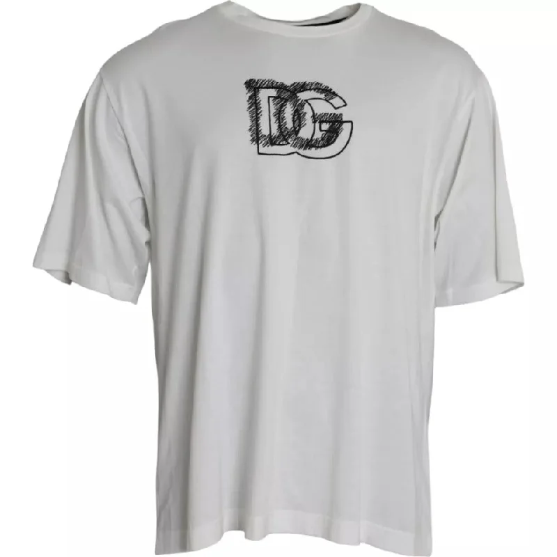 Men's Shirts with CollarsDolce & Gabbana Logo Round Neck Short Sleeves Men's T-shirt Men's Shirts with CollarsDolce & Gabbana Logo Round Neck Short Sleeves Men's T-shirt
