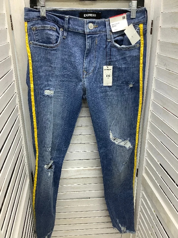 Everyday Men's JeansJeans Skinny By Express In Blue Denim, Size: 8
