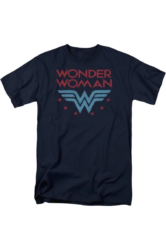 Men's Shirts for HikingDC Comics Wonder Woman Wonder Stars Short Sleeve Adult Tee / T-Shirt Men's Shirts for HikingDC Comics Wonder Woman Wonder Stars Short Sleeve Adult Tee / T-Shirt