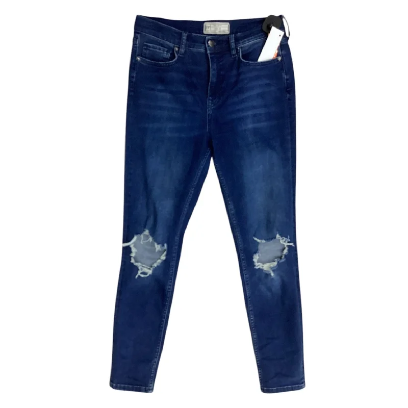 Baggy Cargo Men's JeansJeans Skinny By Free People In Blue Denim, Size: 6