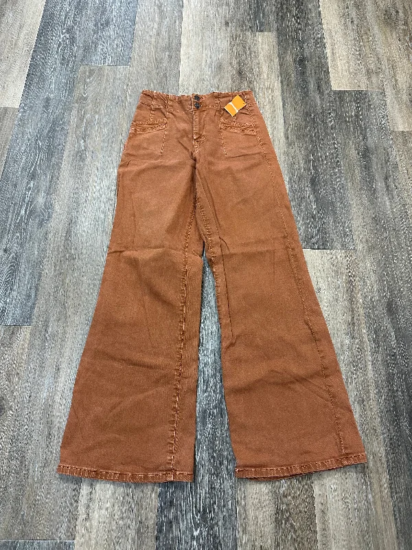 Classic Blue Men's JeansJeans Wide Leg By Mica In Orange, Size: 2
