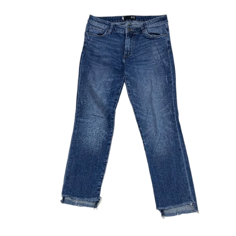 Light Blue Denim Men's JeansJeans Straight By Kut In Blue Denim, Size: 4