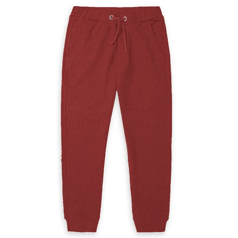 Men's Pants with SuspendersAll Day Sweatpants - Burgundy