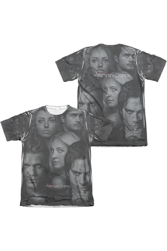 Men's Shirts with Bow TiesVampire Diaries In The Woods (Front/Back Print) Adult Poly/Cotton Short Sleeve Tee / T-Shirt Men's Shirts with Bow TiesVampire Diaries In The Woods (Front/Back Print) Adult Poly/Cotton Short Sleeve Tee / T-Shirt