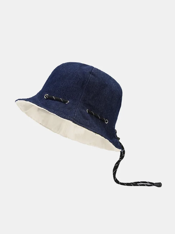 Comfortable Bucket Hats for TravelMulti-function Cotton Bucket Hat With Strap