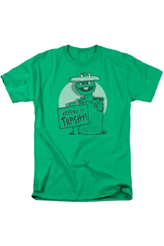 Men's Shirts for BoatingSesame Street Keepin It Trashy Short Sleeve Adult Tee / T-Shirt Men's Shirts for BoatingSesame Street Keepin It Trashy Short Sleeve Adult Tee / T-Shirt