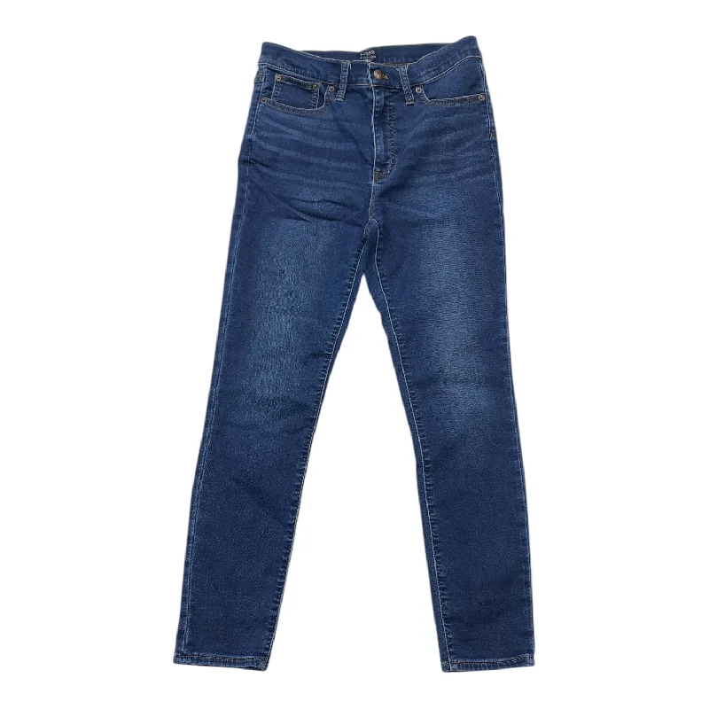 Cool Distressed Men's JeansJeans Skinny By J. Crew In Blue, Size:8