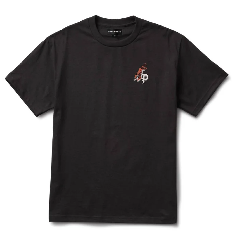 Stylish Men's HenleysMen's Bengal T-Shirt In Black