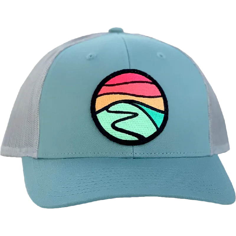 Youth Snapback HatsCurved Brim Trucker with Hilltop Patch