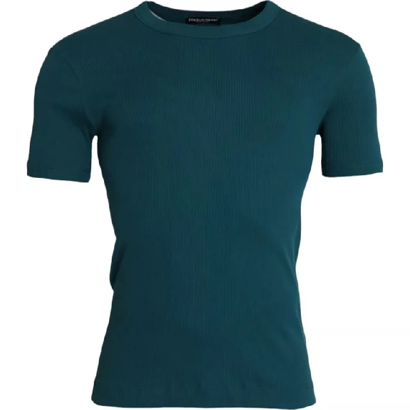 Men's Short-Sleeved ShirtsDolce & Gabbana Cotton Round Neck Short Sleeves Men's T-shirt Men's Short-Sleeved ShirtsDolce & Gabbana Cotton Round Neck Short Sleeves Men's T-shirt